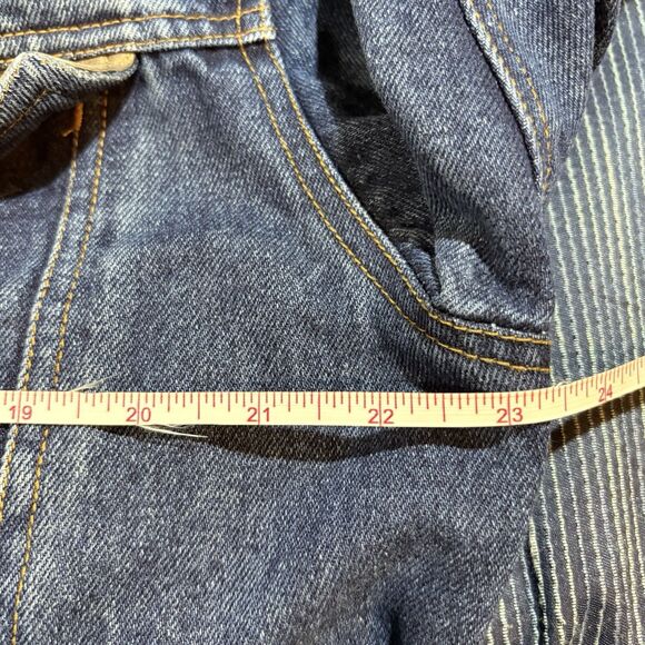 Expressions Denim Jacket M Distressed Western Yoke Rodeowear Grunge Cowboycore - Picture 5 of 7